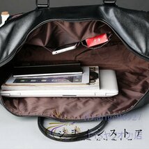 新品ボストンバッグ ハンドバッグ メンズバッグ 斜め掛け ショルダーバッグ ゴルフバッグ 出張 旅行 カバン 軽量 大容量 黒色_画像7