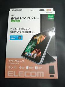 エレコム iPad Pro 12.9inch 手帳型 背面クリア 2アングル ブラック TB-A21PLWV2BK 4549550208482