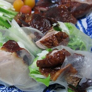 宮廷料理「北京ダック-4パック」8人前、調理済み!! 高級の鴨（アヒル）料理...柔らか!!の画像8