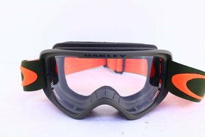 ●OAKLEY オークリー スノーゴーグル エアブレイク スキー スノーボード カーキ×オレンジ【10935670】