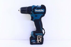 ●makita/マキタ DF332D 充電式ドライバドリル 10.8V 4.0Ah 穴あけ ねじ締め バッテリー付き 電動工具【10931222】