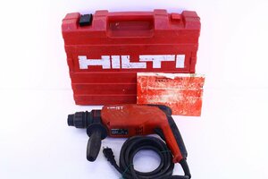 ●HILTI ヒルティ TE1 ロータリーハンマードリル 100V 穴あけ 穿孔 ハツリ 電動工具 説明書/ケース付き【10937804】