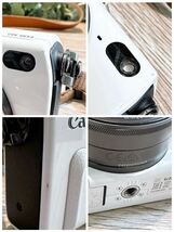 ジャンク品 [大人気] Canon EOS M2 (ホワイト)レンズキットEF-M 22mm STM ＋18-55mm IS STM_画像6