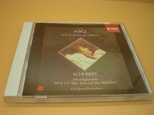 1CD　シューベルト：弦楽四重奏曲第14・10番　アルバン・ベルク四重奏団　1994・97年　オランダ盤　1奥