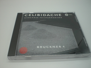 1CD　ブルックナー：交響曲第4番　チェリビダッケ/ミュンヘン・フィル　1988年ライヴ　国内盤　19前