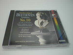 1CD　ベートーヴェン：交響曲第10番、他　モリス/ロンドン交響楽団　1988年　英国盤　20前