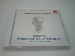 1CD　ベートーヴェン：交響曲第3番、フィデリオ序曲　フルトヴェングラー/ウィーン・フィル　1952・53年　国内盤　倉B