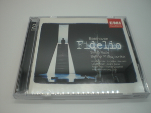 2CDスリム　ベートーヴェン：歌劇『フィデリオ』全曲　サイモン・ラトル/ベルリン・フィル　2003年　EU盤　倉B