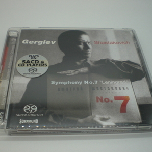 1SACD ショスタコーヴィチ：交響曲7番 ゲルギエフ/ロッテルダム・フィル 2001年 ドイツ盤 倉4の画像1