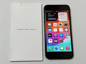 SIMフリー iPhoneSE2 64GB Black シムフリー アイフォンSE 2 第二世代 第2世代 ブラック 黒 au docomo SIMロックなし A2296 3G356J/A 90%