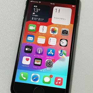 SIMフリー iPhoneSE2 64GB Black シムフリー アイフォンSE 2 第二世代 第2世代 ブラック 黒 au docomo SIMロックなし A2296 MX9R2J/A 91%の画像1