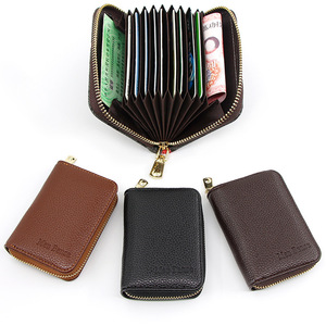  card-case lady's men's high capacity .... bellows skimming prevention card holder card inserting purse compact 