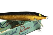 ■s3745 RAPALA ラパラ フローター フローティング F9 オールド 印字 初期 60s 希少 ボックス入り ゴールド■_画像1