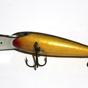 ■s3742 RAPALA DEEP DIVER90 DD90 ラパラ ディープダイバー オールド 70年代 ウッド 希少 ゴールド■の画像4