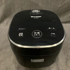 【2020年製】シャープ SHARP KS-CF05C-B ブラック　3合炊き 炊飯器 ゆ