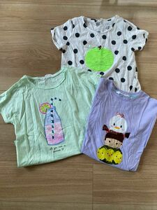 H&M スパンコール 半袖Tシャツ ロンT ３点セット