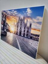 L52 ミラノ大聖堂/イタリア/海外風景/アートパネル/ファブリックパネル/インテリアパネル/ポスター_画像2