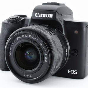 【美品】キャノン Canon EOS Kiss M 15-45mm レンズセット 《ショット数1000回以下》 AP120424A2974の画像2