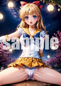 478◆最終出品◆【A4写真用紙・高画質】『セーラームーン ヴィーナス 愛野美奈子』 セクシー アニメ イラスト 同人 ポスター ファンアート