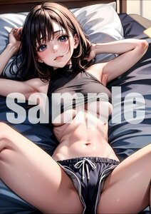 403【A4写真用紙・高画質】オリジナル 美女 イラスト グラビア セクシー アニメ 同人 ポスター フェチ 美人 美乳 モデル