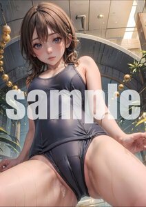 542【A4写真用紙・高画質】オリジナル 美女 イラスト グラビア セクシー アニメ 同人 ポスター フェチ 美人 美乳 美脚 お尻 水着 ビキニ