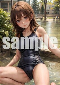 522【A4写真用紙・高画質】オリジナル 美女 イラスト グラビア セクシー アニメ 同人 ポスター フェチ 美人 美乳 美脚 お尻 水着 ビキニ