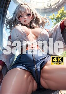 1342【A4写真用紙・高画質】オリジナル 爆乳 人妻 美女 イラスト グラビア セクシー アニメ 同人 ポスター フェチ 巨乳 美脚 お尻 痴女