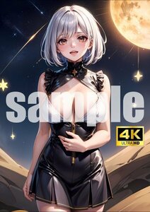 1181【A4写真用紙・高画質】オリジナル 美女 イラスト グラビア セクシー アニメ 同人 ポスター フェチ 美人 美乳 美脚 お尻 ビキニ 制服