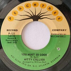 ★ Mitty Collier【US盤 Soul 7&#34; 】You Must So Good / I Can't Loose (Peachtree P-121) 1969年 / Southern Soul / William Bell