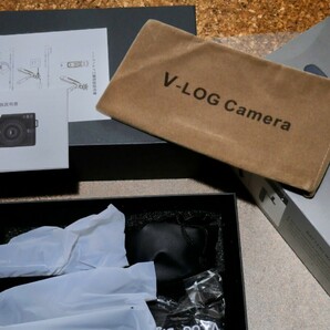 Vlog撮影入門機4,800万画素SONY製CMOSセンサ搭載Vlogカメラ「AMKOV」【4K 60fps・バッテリー付き三脚・マクロレンズ・マイク付き】の画像7