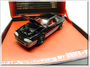 激レア 入手困難 有料会員限定 絶版 グリーンライト greenlight 1/64 1991 Ford Mustang GT (B) フォード マスタング GT グリ―ンマシーン