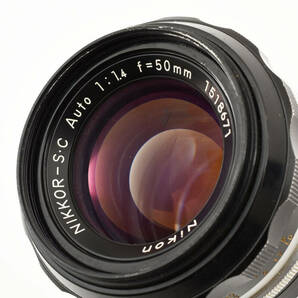 Nikon ニコン NIKKOR -S・C Auto 1:1.4 f＝50mm #1283の画像9