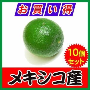 メキシコ産 キーライム 10個セット 冷蔵