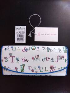 Новый ☆ Takashimaya Paul и Joe Sister's Long Wonglet Spring Wallet ☆ Cat Cat Pattern Цена 12600 иен