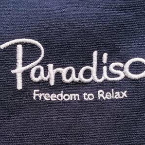 極美品！PARADISO パラディーゾ 超薄手 超軽量 ストレッチ 高品質ゴルフポロ(紺L-XL相当)ブリヂストンの画像4