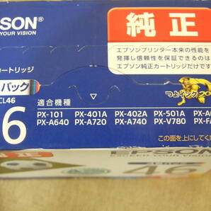 エプソン EPSON 純正インクカートリッジ ４６ ４色パック IC4CL46 ブラック/シアン/マゼンタ/イエロー 推奨期限切れ04年3月 未開封の画像3