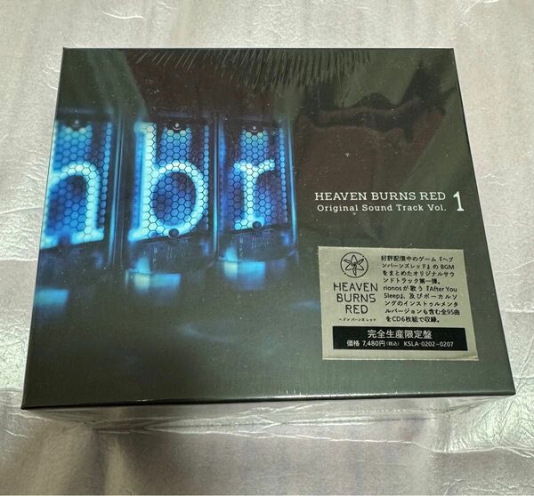 完全未開封 HEAVEN BURNS RED Original Sound Track Vol.1/6枚組 完全生産限定盤