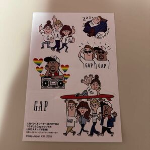 GAP イラストレーターコラボステッカー 2018