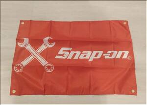 新品★スナップオン（Snap-on）★バナー（タペストリー）★60×90ｃｍ★赤×白★