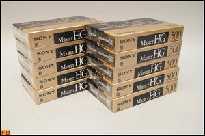 税込◆未開封◆SONY ベータ ビデオテープ L-500MHGA 10本 MASTER HG Beta ソニー-7746