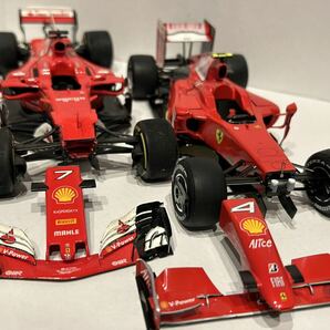 ジャンク タミヤ フェラーリ 完成品 部品取りやレストアベースに！ F60 SF70/Hの画像9