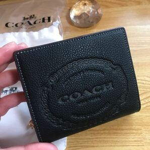 正規品COACH 二つ折り財布 新品未使用の画像3