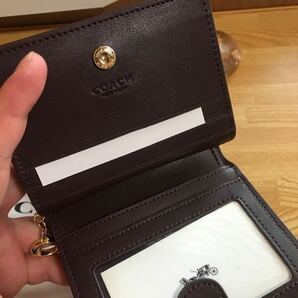 正規品COACH 二つ折り財布 新品未使用の画像8