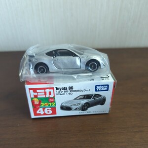 No.46 トヨタ FT-86 （初回特別カラー） （1/60スケール トミカ 450252）左右ドア開閉/サスペンション