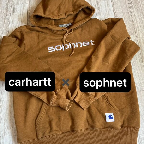 carhart sophnet カーハート　ソフネット　コラボ パーカー 長袖 フーディー スウェットパーカー　人気　完売品