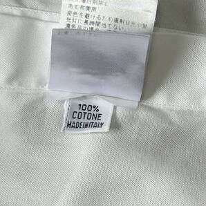 FINAMORE フィナモレ BDシャツ 白 サイズ３９ー１５1/2の画像9