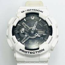 CASIO カシオ G-SHOCK Gショック GA-110GW PROTECTION ホワイト 白系 稼働品_画像1