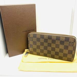 LOUIS VUITTON ルイヴィトン ダミエ ジッピーウォレット N41661 ラウンドファスナー長財布 男女兼用 メンズ レディース