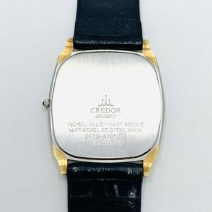 SEIKO セイコー CREDOR クレドール クォーツ腕時計 2F70-5151 YG×SS 14KT刻印 電池交換済み 動作確認済みの画像5