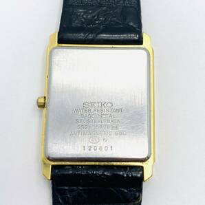 SEIKO セイコー DOLCE ドルチェ クォーツ腕時計 5S21-5A20 メンズ ジャンク品 不動品の画像5